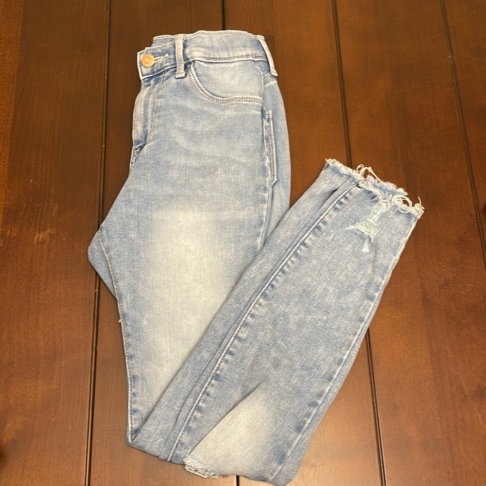 Light wash children’s jeggings
